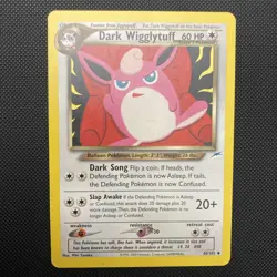 Dark Wigglytuff - 40/105 - Pokemon Neo Destiny Unlimited Pokemon Card WOTC MP - Image 1