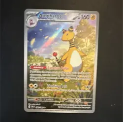 Pokemon TCG Ampharos 090/086 CRI Holo Rare English Stage 2 160 HP Card - Image 1