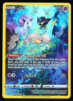 Mew #GG10/GG70 Crown Zenith NM Pokemon Card - Image 4