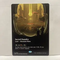 MTG Sacred Foundry Borderless Magic: The Gathering Edge of Eternities Rare #0282 - Image 1