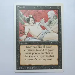MTG Sacrifice (3ED) Revised Edition Regular Uncommon - Image 1
