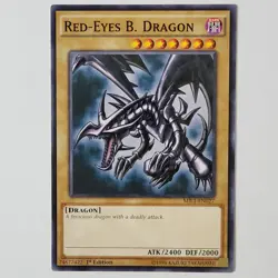 Red-Eyes B. Dragon - MIL1-EN027 - LP - Common - 1st ed - Yugioh - Image 1