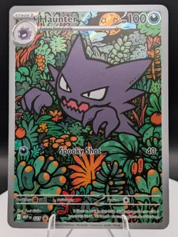 Pokemon TCG: Mega Evolutions Black Star (027) Promo: Haunter Illustration (NM) - Image 1