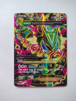 Pokemon mega rayquaza ex 105/108 Full Art Holo Very Clean - Image 1