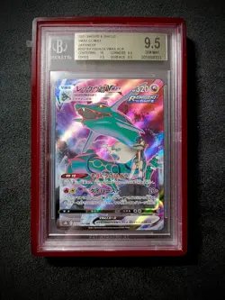 Pokemon Rayquaza VMAX CSR #252 S8b VMAX Climax Japanese TG20 BGS 9.5 - Image 1