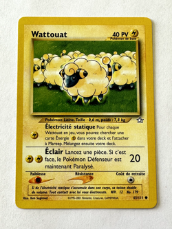 Carte Pokemon - Wattouat - Neo Genesis - 65/111 - Francais - Neuf - Image 1