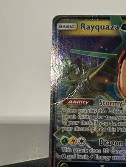 Rayquaza GX 109/168 SM Celestial Storm Holo Ultra Rare 180 HP English 2018 - Image 3