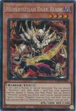 Mementotlan Dark Blade VASM-EN004 Yu-Gi-Oh! Collector's Rare NM - Image 1
