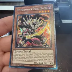 Yu-Gi-Oh! Mementotlan Dark Blade 1st Edition Collector's Rare VASM-EN004 NM - Image 2