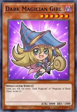 BLGG-EN003 Dark Magician Girl Chibi Art Starlight Rare YuGiOh - Image 1