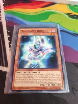 Magician's Robe #TDIL-EN018 Yugioh 1st Edition Lightly played - Image 1