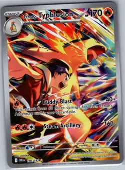 Ethan's Typhlosion 190/182 SV10: Destined Rivals - Pokemon Card - NM - Image 1