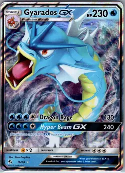 Gyarados GX 16/68 Hidden Fates - Pokemon Card - NM - Image 1