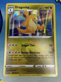 Dragonite 131/195 Silver Tempest Holo Rare Pokemon Card - Image 1
