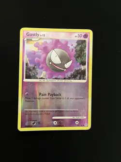Gastly 82/130 PL Pokemon Cards Diamond and Pearl Reverse Holo Rare - Image 1