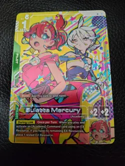 Bandai Gundam Card Game - Suletta Mercury (R+) - Phantom Aria (GD04 - 085) - Image 1
