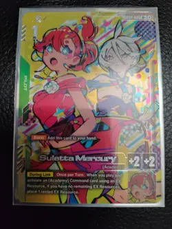 Bandai Gundam Card Game - Suletta Mercury (R+) - Phantom Aria (GD04 - 085) - Image 2