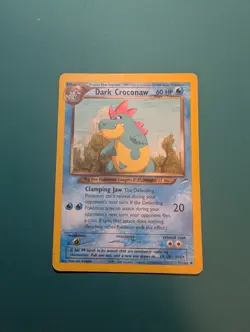 Pokemon Card 2001 Neo Destiny Uncommon Dark Croconaw 32/75 MP - Image 1