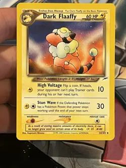 Dark Flaaffy - 34/105 - Neo Destiny- Pokemon Card - LP - Image 1