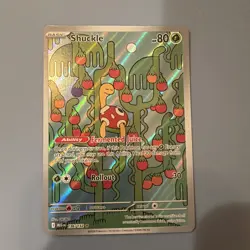 Pokemon TCG Shuckle Holo Mega Evolution Illustration Card 136/132 Mint Condition - Image 1