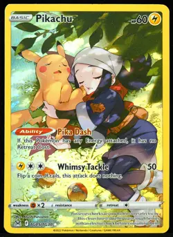 Pikachu #TG05/TG30 Lost Origin NM Pokemon Card - Image 1