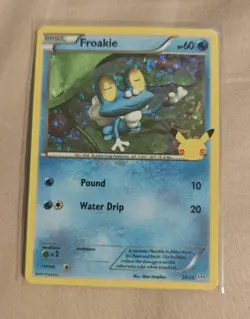 Pokemon TCG Froakie 022/025 McDonald's 25th Anniversary Holo NM/LP Card - Image 1