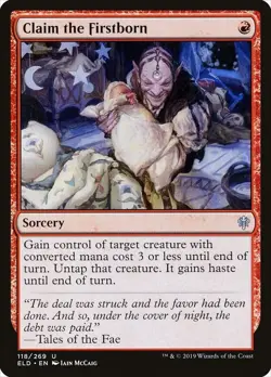 Claim the Firstborn - Throne of Eldraine (ELD) (Foil) - Image 1
