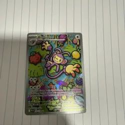 Pokemon TCG Ambipom Phantasmal Flames Illustration Rare 107 NM - Image 1