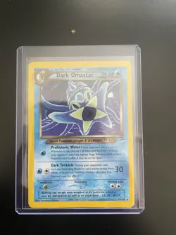 Pokemon Dark Omastar 19/105 Neo Destiny Rare - LIGHT PLAY - Image 1