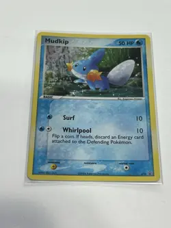 Mudkip 018 Holo Promo - Pokemon Card - SWIRL On Bottom - Image 1