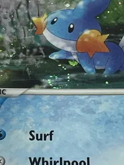 Mudkip 018 Holo Promo - Pokemon Card - SWIRL On Bottom - Image 2