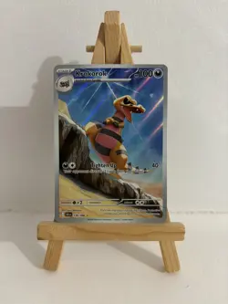 Krokorok 136/086 NM – Illustration Rare Holo – 2025 TCG Pokemon Black Bolt - Image 1