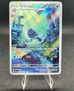 Pokemon TCG Tirtouga 106/086 Sv: Black Bolt Illustration Rare Holo Card - Image 1