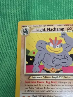 2002 POKEMON TCG NEO DESTINY 25/105 LIGHT MACHAMP UNLIMITED RARE NON-HOLO... - Image 2