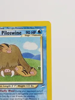 Light Piloswine 26/105 Neo Destiny - Rare - Vintage WoTC Pokemon 2000 LP - Image 3