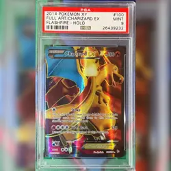 Pokemon TCG - Charizard EX Full Art 100/106 X&Y 2014 Flashfire Holo PSA 9 - Image 1