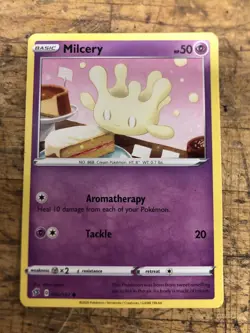 Pokemon TCG Rebel Clash Milcery 086/192 - Image 1