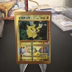 1990s Jungle Pikachu Vintage Japanese Pokemon Vending Sticker Prism Holo 25 - Image 3