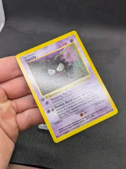 Pokemon Gastly Base Set Shadowless 1st Edition Common 50/102 WOTC LP EXCELLENT - Image 3
