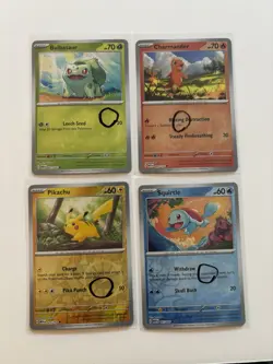 SWIRLS !! Pokemon 151 Costco Reverse Rev Cosmos Holo Promo Set VARIANT P - Image 1