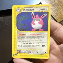 Pokemon TCG Wigglytuff 34/144 EX Sandstorm Rare Regular 70 HP Stage 1 Eng 2003 - Image 1