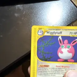 Pokemon TCG Wigglytuff 34/144 EX Sandstorm Rare Regular 70 HP Stage 1 Eng 2003 - Image 2