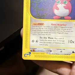 Pokemon TCG Wigglytuff 34/144 EX Sandstorm Rare Regular 70 HP Stage 1 Eng 2003 - Image 5