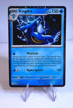 Pokemon TCG Kingdra 032/182 SV04 Paradox Rift Reverse Holo Rare English 150 HP - Image 1