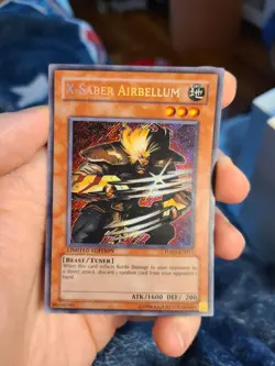 Yugioh X-Saber Airbellum HA01-EN011 Limited Secret Rare - Image 1
