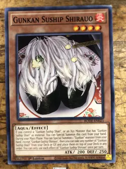 Gunkan Suship Shirauo - BODE-EN023 - Common - 1st Edition yugioh - Image 1