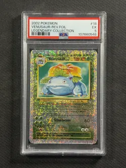 Pokemon Cards PSA 5 EX Venusaur Rev Foil Legendary Collection 2002 18/110 - Image 1