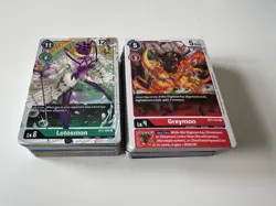 Digimon CCG BT4 & BT5 Card Bundle 150+ Cards - Image 1
