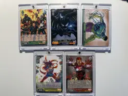 Lot Of 5 Weiss Schwarz Japanese Marvel Cards - Image 1