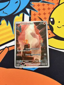 Pokemon TCG Charmander Card 168/165 English, 151 - Image 1